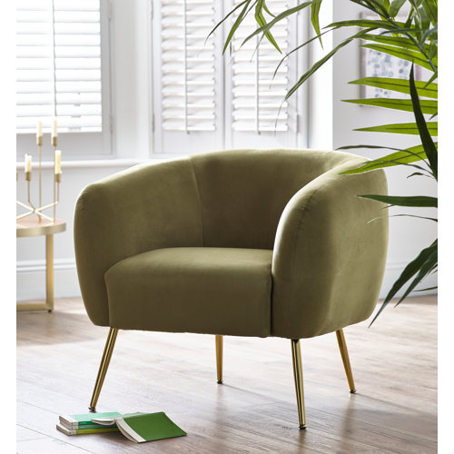 Etta Avenue Llewellyn Upholstered Accent Chair Wayfair.co.uk